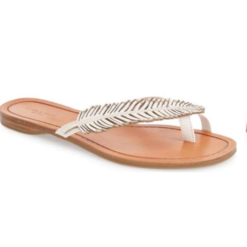 NWOB Coach Feather Sandal Size 6